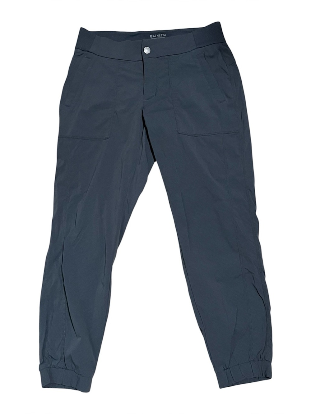 Athleta trekkie  V/305514 Grey jogger pants Size 4 Petite (4P)
